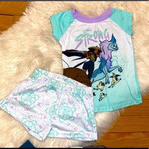 Girls Disney Raya Pajama Set